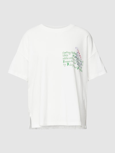 Jake*s Casual T-Shirt mit Motiv-Print Offwhite 2