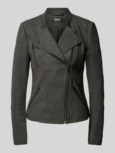 Only Biker-Jacke in Leder-Optik Black 2