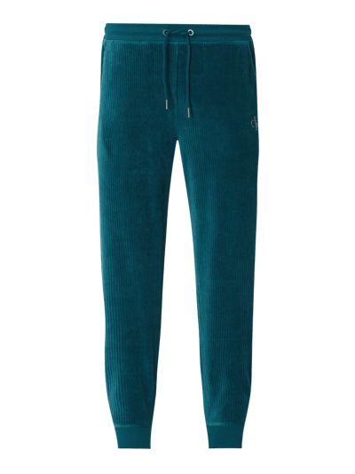 Calvin Klein Jeans Sweatpants aus Cord - Exklusiv bei uns erhältlich Petrol 2