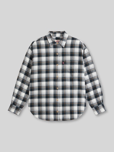 Levi's® bluzka koszulowa o kroju regular fit z detalem z logo Beżowy 2