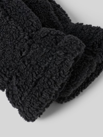 Loevenich Rękawiczki z jednym palcem z futerka Czarny 2