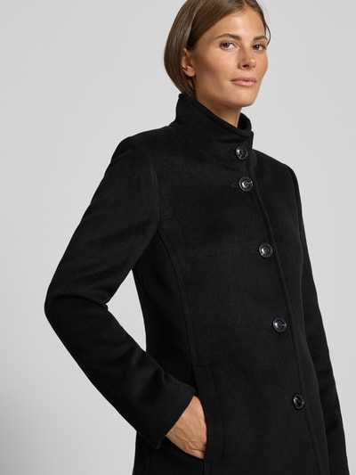 Fuchs Schmitt Wollmantel mit Stehkragen Black 3