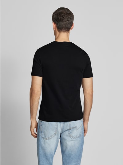 FIRE + ICE T-Shirt mit Label-Detail Modell 'VITO' Black 5