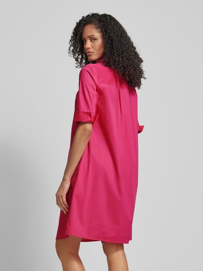 Christian Berg Woman Selection Knielanges Kleid mit kurzer Knopfleiste Pink 5