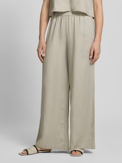 Style Icon Collection Leinenhose mit elastischem Bund curated by Anna Schürrle Sand 4