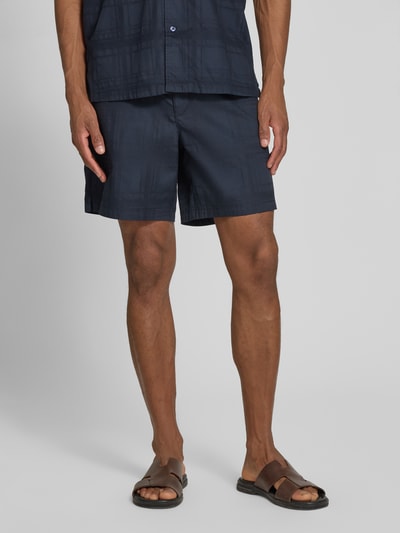 BOSS Orange Tapered Chinoshorts aus reiner Baumwolle Modell 'SANDREW_6_SHORTS' Marine 4