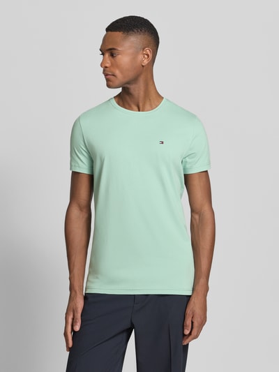 Tommy Hilfiger Slim Fit T-Shirt aus Baumwoll-Mix Mint 4