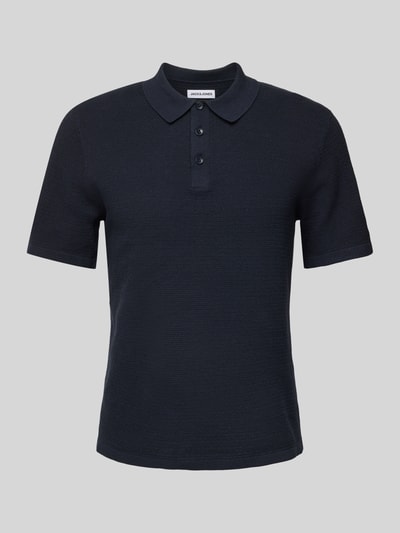 Jack & Jones Regular Fit Poloshirt aus Baumwoll-Mix Modell 'GEORGE' Marine 2