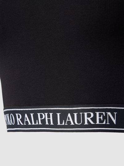 Polo Ralph Lauren Bralette mit Label-Stitching Black 2