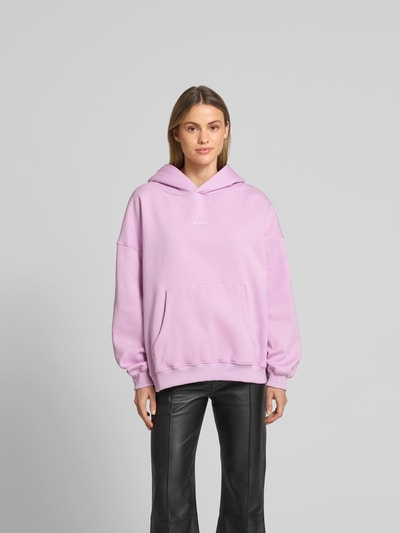 OH APRIL Oversized Hoodie aus Baumwoll-Mix Lila 4