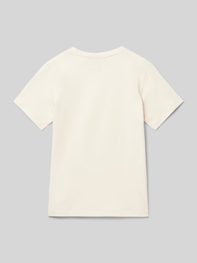 CHAMPION T-shirt met ronde hals Ecru - 3