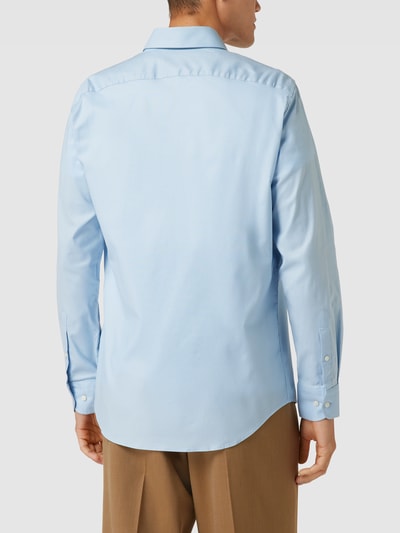 Tommy Hilfiger Regular fit zakelijk overhemd met button-downkraag Bleu - 5