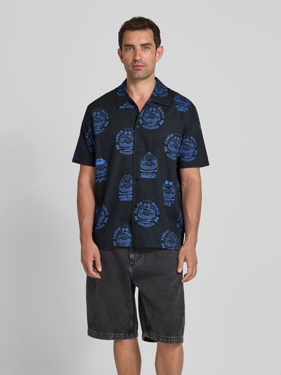 Edwin Regular fit vrijetijdsoverhemd met kentkraag Zwart - 4