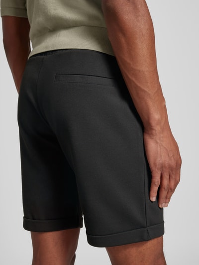 MCNEAL Regular fit sweatshorts met structuurmotief Zwart - 3