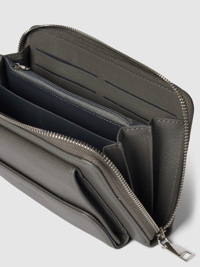 Seidenfelt Handytasche in Leder-Optik Graphit 4