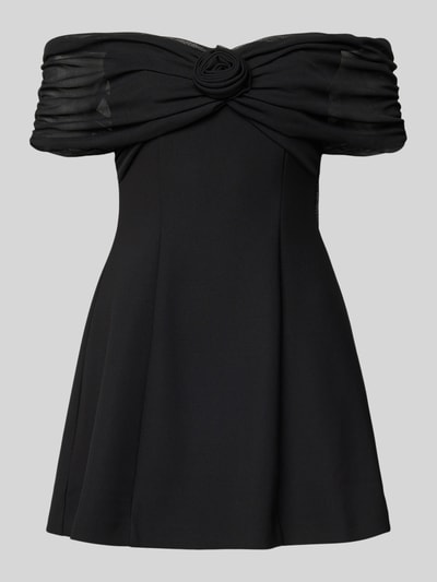 Forever New Cocktailjurk met carmenhals, model 'Josie' Zwart - 2