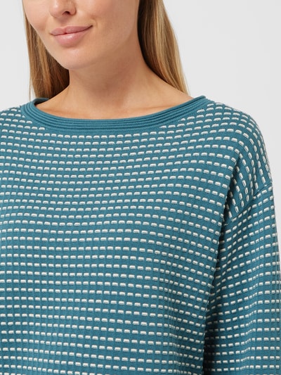 Tom Tailor Pullover aus Bio-Baumwolle  Petrol 3