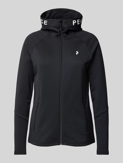 PEAK PERFORMANCE Jacke mit Label-Print Modell 'Rider' Black 2