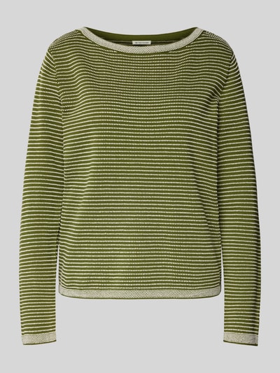 Tom Tailor Regular Fit Pullover aus reiner Baumwolle Gruen 2