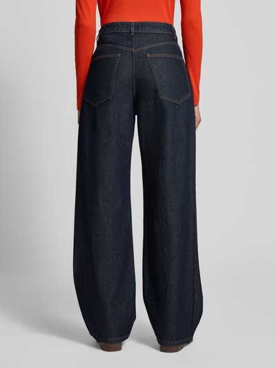 Jake*s Casual Jeansy z szeroką nogawką i wpuszczanymi kieszeniami Ciemnoniebieski 5