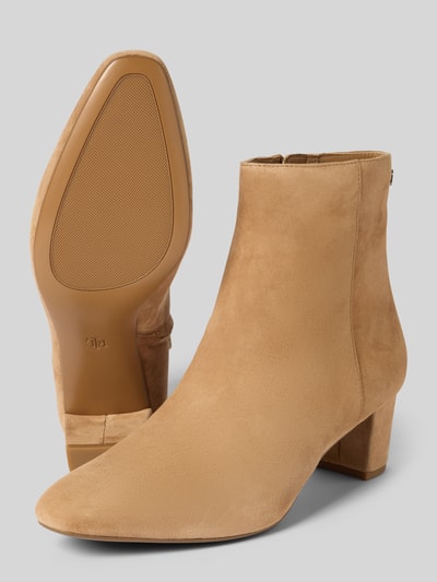Lauren Ralph Lauren Stiefeletten mit Label-Applikation und Blockabsatz Sand 4