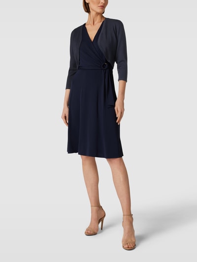 Jake*s Cocktail Bolero mit Ziersteinbesatz Marineblau meliert 1