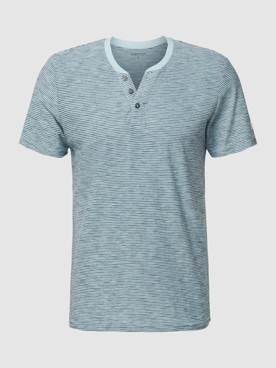 Tom Tailor T-Shirt mit Streifenmuster Hellblau 2