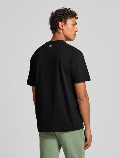 Lacoste Regular Fit T-Shirt aus reiner Baumwolle Black 5