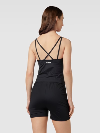 Guess Activewear Top z ozdobnymi szwami model ‘ELLA’ Czarny 5