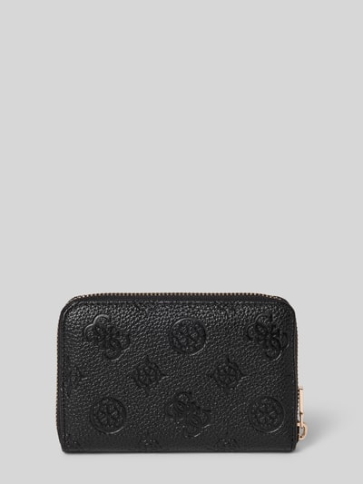 Guess Portemonnee met labeldetail, model 'CRESIDIA' Zwart - 2