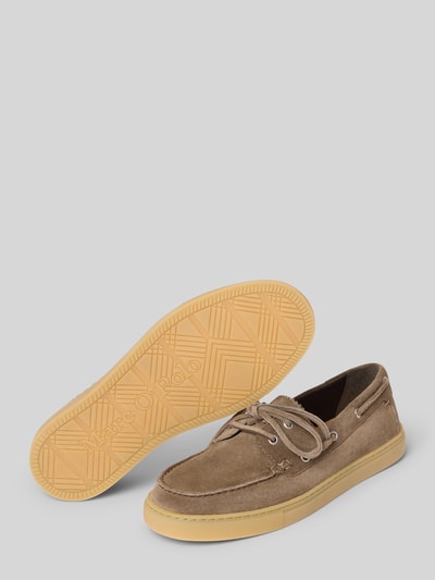 Marc O'Polo Loafersy z czystego nubuku bydlęcego Model 'KARA 1B' Jasnobrązowy 4