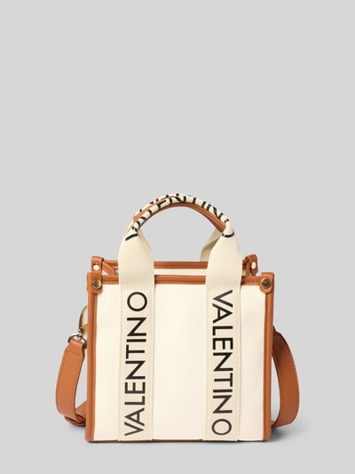 VALENTINO BAGS Handtasche mit Label-Details Modell 'CANDLE' Cognac 1