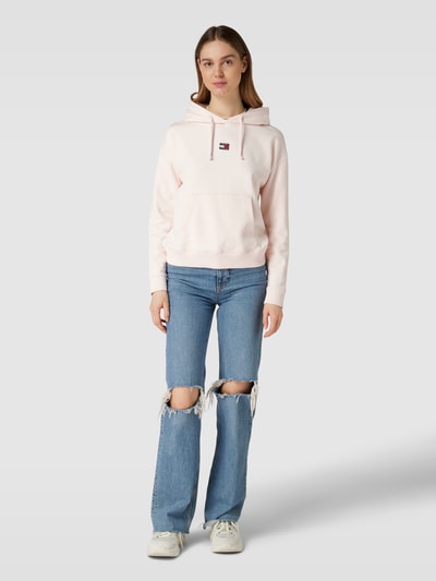 Tommy Jeans Hoodie met labelpatch Lichtroze - 1