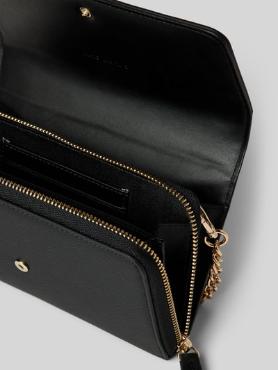 VALENTINO BAGS Clutch met labelapplicatie, model 'ZERO' Zwart - 4