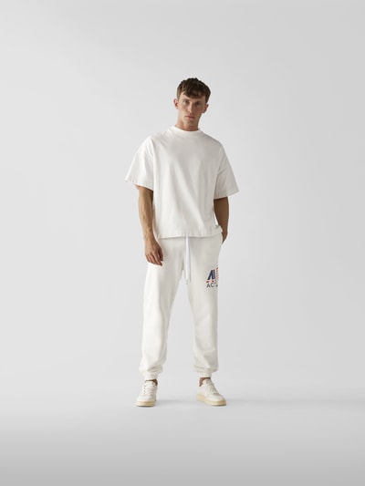 Autry Sweathose mit Label-Print Weiß 1