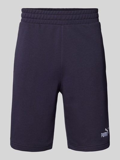 PUMA PERFORMANCE Regular Fit Sweatshorts mit Label-Stitching Modell 'ESS No. 1' Dunkelblau 2