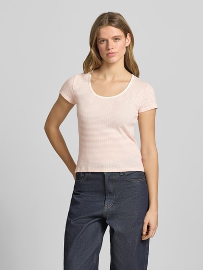 Levi's® Slim Fit T-Shirt aus reiner Baumwolle Modell 'SWEETIE' Rose 4