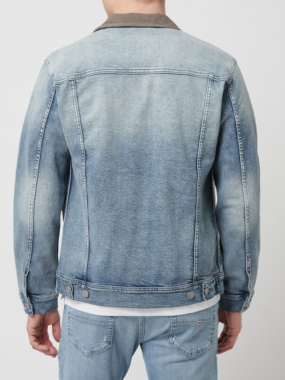 SELECTED HOMME Jeansjack met stretch, model 'Jango' Jeansblauw - 5