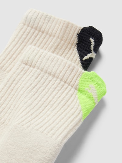 Puma Socken mit Label-Details im 2er-Pack Offwhite 2