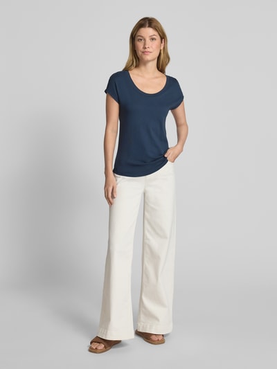Marc O'Polo Regular Fit T-Shirt aus reiner Baumwolle Dunkelblau 1
