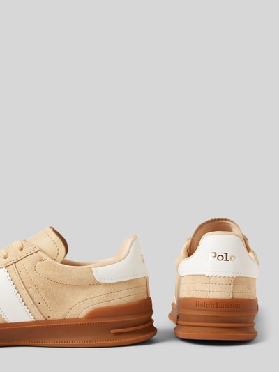 Polo Ralph Lauren Sneaker aus echtem Leder Modell 'Aera' Beige 2