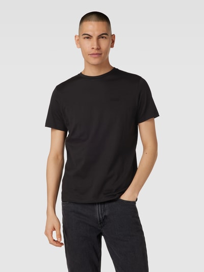 JOOP! Collection T-shirt met labelstitching, model 'Cosimo' Zwart - 4