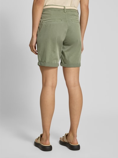 s.Oliver RED LABEL Regular Fit Chinoshorts mit geflochtenem Gürtel Khaki 5
