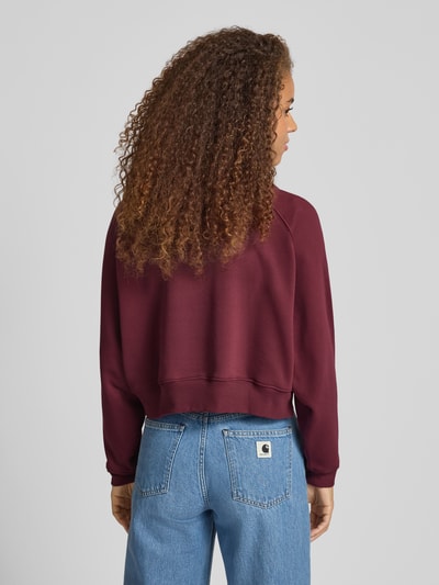LeGer by Lena Gercke Regular Fit Pullover mit Reißverschluss Modell 'Meret' Bordeaux 5