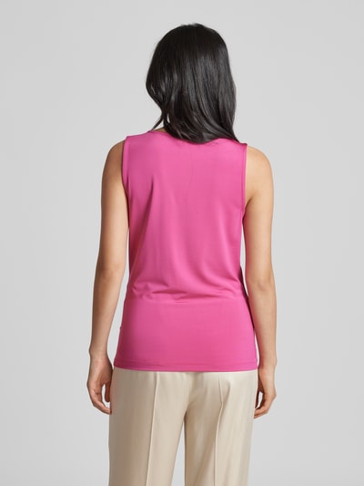 Milano Italy Tanktop mit U-Ausschnitt Pink 5