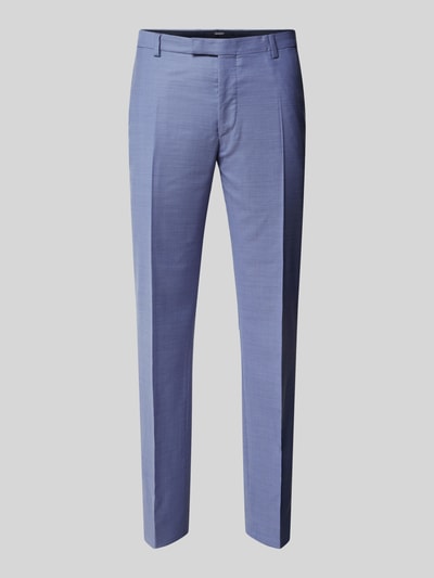 JOOP! Collection Slim fit pantalon met persplooien, model 'Blayr' Lichtblauw - 2