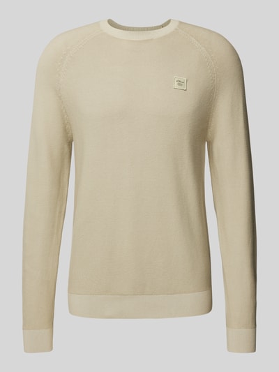 s.Oliver RED LABEL Gebreide pullover met ribboorden Beige - 2