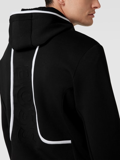 BOSS Green Sweatjacke mit Label-Detail Modell 'Sgover' Schwarz 3