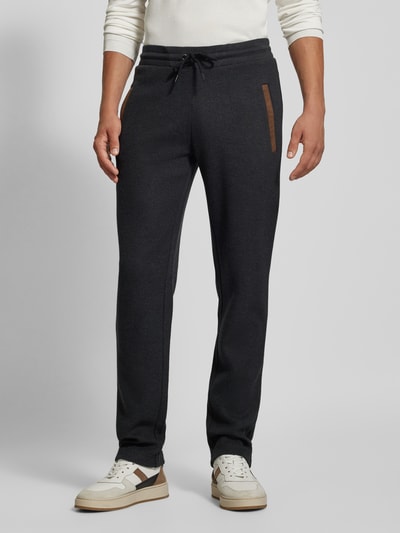 bugatti Sweatpants mit elastischem Bund Anthrazit 4