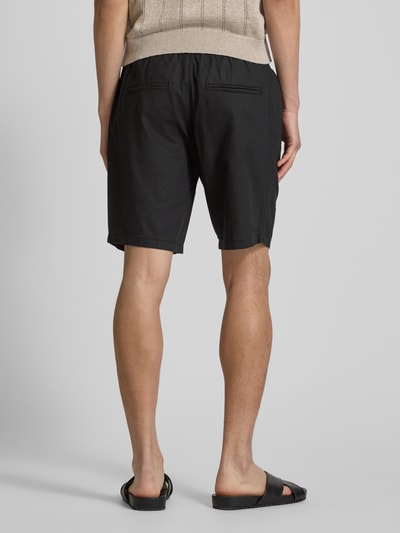 Matinique Regular Fit Bermudas aus Leinen-Baumwoll-Mix Modell 'barton' Black 5